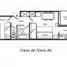 Meribel Mottaret - Residencia Creux De L Ours A - 2PIE 4P 27M² NORD RDC