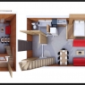 Val Cenis - Residencia Les Balcons de Val Cenis Les Hauts - Apartamento 3 piezas duplex 5/7 49m²