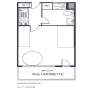 Les Menuires - Residencia Aravis - St3 21m² 5ème Asc S/Ouest