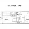 Meribel Mottaret - Residencia Olympie I - STUDIO 3/4P 22M² OUEST 1er ET