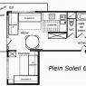 Meribel Mottaret - Residencia Plein Soleil - 2PIE 4PERS 33M2 N+E 3ETA/*