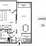Meribel Mottaret - Residencia Soldanelles - STUDIO DIV.4P.27M2 EST/3E ETA