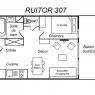 Meribel Mottaret - Residencia Ruitor - 2P 4P 32m², Balcon Sud/Est, 3E PEB