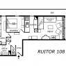 Meribel Mottaret - Residencia Ruitor - 3 PIE 6/7 P 49M² SUD/80LM/PCS