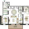 Courchevel - Residencia Glaciers - 3P cab 65m² 6p OUEST