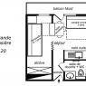 Meribel Mottaret - Residencia Grande Rosiere - STUD CAB 2P 18M2 N 2ET