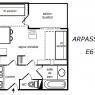 Meribel Mottaret - Residencia Arpasson - Estudio Dividido 4 Personas 24M2 