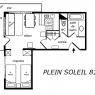 Meribel Mottaret - Residencia Plein Soleil - 2PIE 4PERS 33M2 N+E 5ETA