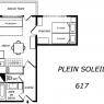 Meribel Mottaret - Residencia Plein Soleil - 2PIE 4PERS 33M2 N 2ETAGE