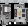 Courchevel - Residencia Les 3 Vaches - 3P 85m² 4/6p  SUD