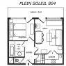 Meribel Mottaret - Residencia Plein Soleil - 2PIE 5PERS 40M2 SUD 2ETG
