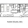 Meribel Mottaret - Residencia Plein Soleil - STUD 3/4P 27M2 SUD 1ET