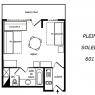 Meribel Mottaret - Residencia Plein Soleil - STUDIO 3PERS 27M2 S 1ETA