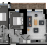 Courchevel - Residencia Les 3 Vaches - 3P 85m² 4/6p  SUD