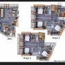 Val Thorens - Les Balcons de Val Thorens Platinium - Apart 7 piezas 12/14 pax 187 m²