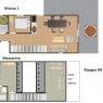 Meribel Mottaret - Residencia Pelvoux - 3P MEZZ 53M²- 5/6P 2ET/PCS/80*
