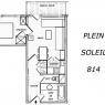 Meribel Mottaret - Residencia Plein Soleil - 2PIE 4PERS 33M2 N 1ETAGE