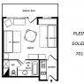 Meribel Mottaret - Residencia Plein Soleil - STUDIO 3PERS 27M2 S 1ETA