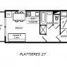 Meribel Mottaret - Residencia Plattieres - 2P 4P 25M² SUD 2°ET/80LM/PCS