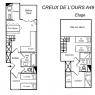 Meribel Mottaret - Residencia Creux De L Ours A - 3 PIE EN DUPLEX - 5/6P -  41m²  NORD