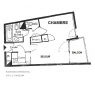Meribel Mottaret - Residencia Genepi - Stdiv4 28m2 6ème Asc Balc Sud