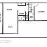 Meribel Mottaret - Residencia Lauzes - 2p6duplex 43m² Sud 3è Asc Balc