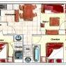 Val Thorens - Residencia Chalet Hermine - Apto 3 piezas 4/6