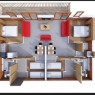Val Cenis - Residencia Les Balcons de Val Cenis Les Hauts - Apartamento 3 piezas 2 cabinas 8/10 pax 72 m²