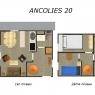 Meribel Mottaret - Residencia Ancolies - 3 Piezas Dúplex 33m² 4/5 Plazas