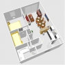 Peyragudes - Les Adrets - Apartamento 2 piezas + cabina 6 personas 