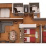 Courchevel - Residencia Le Belvedere - 4P 55m² 6p NORD-OUEST